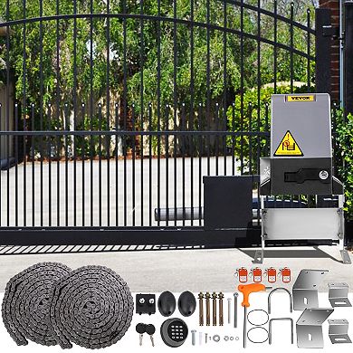 VEVOR Sliding Gate Opener 3300 LBS, Gate Opener Motor with 2 Remote Controls, 230 ft Remote Distance