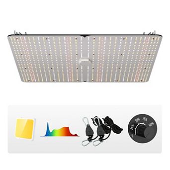 VEVOR LED Grow Light, 400W Full Spectrum Dimmable, High Yield Samsung 2B1B Diodes Growing Lamp