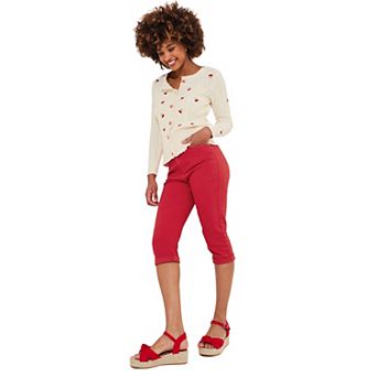 Joe Browns Women's Plus Size Stretch Denim Capri Pant