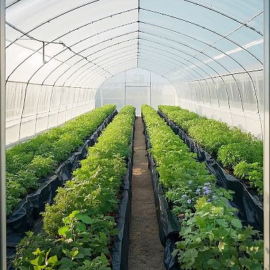 VEVOR 14 Mil Plastic Sheeting Heavy Duty 10' x 100', Thick Plastic Sheeting Roll, Plastic Drop Cloth