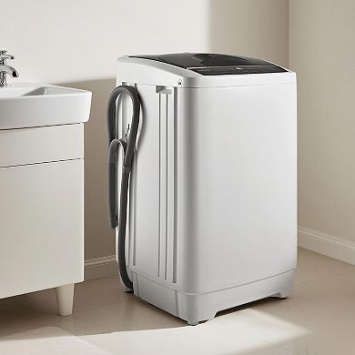 VEVOR Portable Washing Machine, 1.3 cu.ft with LED Display, Stainless Steel, 8 Wash Programs