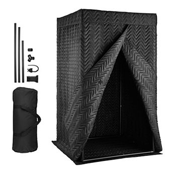 VEVOR Portable Vocal Booth, 6.56 ft Height, Pro-Grade Recording Studio with Travel Bag