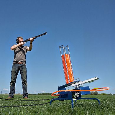 VEVOR Clay Target Thrower, Max 50 Clays Pigeon Thrower, 55+ Yards Automatic Skeet and Trap Launcher