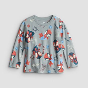 Baby & Toddler Boy Jumping Beans® Marvel's Spidey and His Amazing Friends All Over Graphic Long Sleeve Tee
