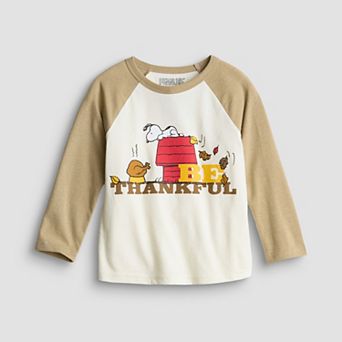 Baby & Toddler Jumping Beans® Peanuts Snoopy Be Thankful Long Sleeve Graphic Tee