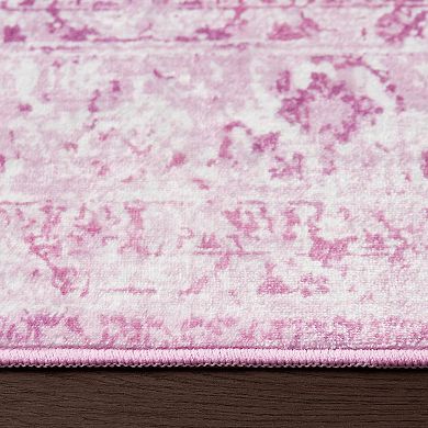 Juicy Couture Finley Leopard Print Medallion Area or Throw Rug