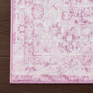 Juicy Couture Finley Leopard Print Medallion Area or Throw Rug