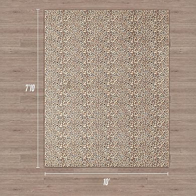 Juicy Couture Finley Timeless Leopard Print Throw or Area Rug