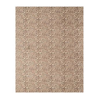 Juicy Couture Finley Timeless Leopard Print Throw or Area Rug