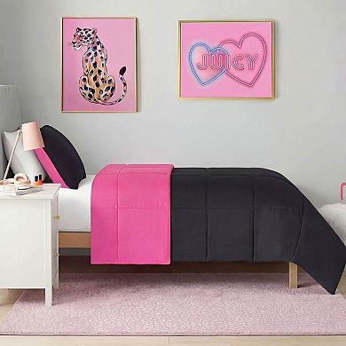 Juicy Couture Metallic Leopard Print Plush Area Rug