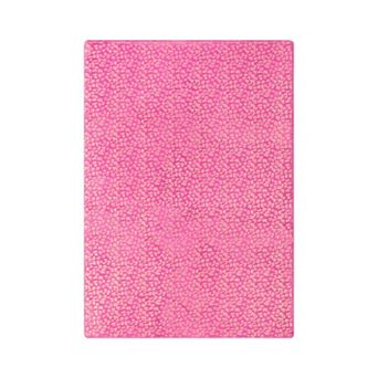 Juicy Couture Metallic Leopard Print Plush Area Rug