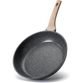 JUANWANG 8" Granite Nonstick Fry Pan, Omelette & Chef Skillet, Induction Compatible