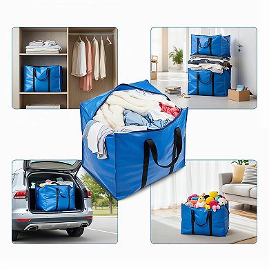 Heavy Duty Moving Bags with Backpack Straps and Strong Zippers
