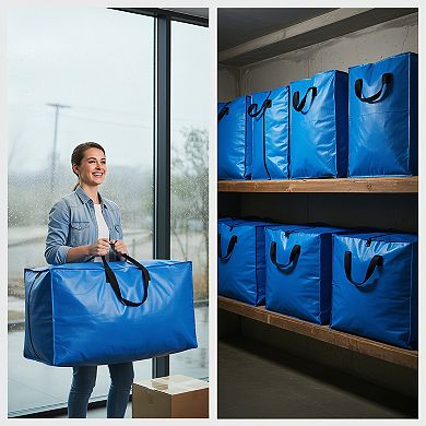 Heavy Duty Moving Bags with Backpack Straps and Strong Zippers
