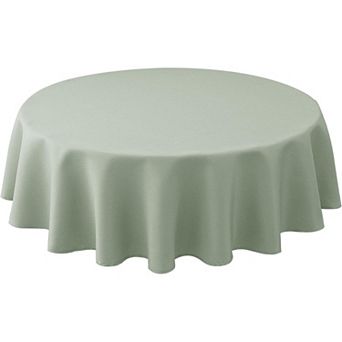 Round Tablecloth 60 Inch-Outdoor Fabric Table Cover-Small Circle Folding Table Cloths Linen