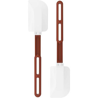 2-Pack Silicone Spatulas Heat-Resistant, Heavy-Duty Nonstick Turner
