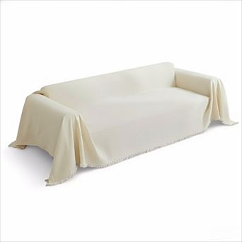Sofa Slipcover for 2 Cushion Couch Sectional L Shape