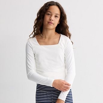 Girls 7-16 Sea + Skye Smooth Long Sleeve Top