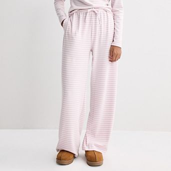 Girls 7-16 Sea + Skye Striped Wide Leg Lounge Pants