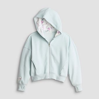 Girls 7-16 Sea + Skye Thumbhole Zip Up Hoodie