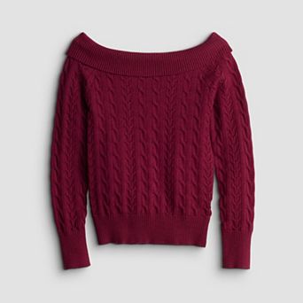 Girls 7-16 Sea + Skye Off The Shoulder Sweater