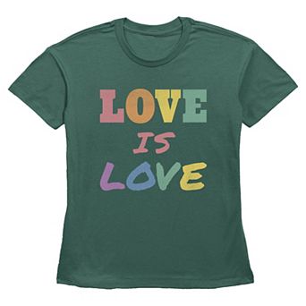 Women's Love Is Love Graphic Tee