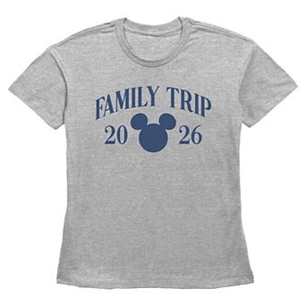 Women's Disney's Mickey Mouse Family Trip 2026 Graphic Tee