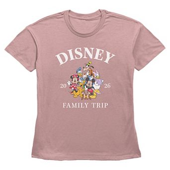 Women's Disney's Mickey Mouse & Friends Family Trip 2026 Graphic Tee