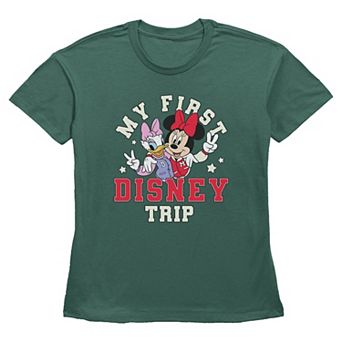Women's Disney's Minnie Mouse & Daisy Duck My First Disney Trip Graphic Tee