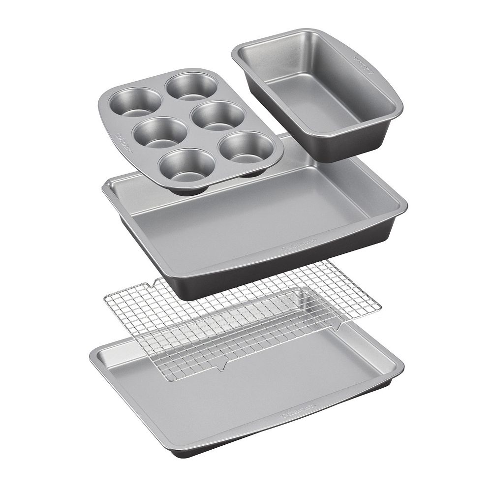 Cuisinart® 5-Piece Stackable Ceramic Nonstick Bakeware Set
