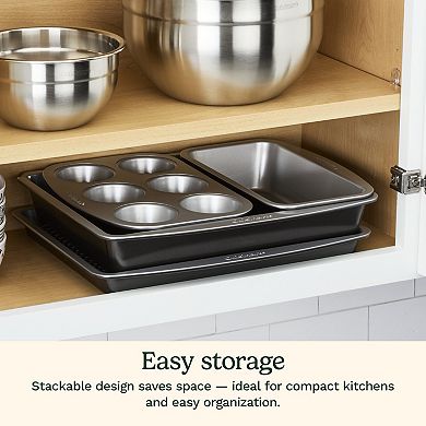 Cuisinart® 5-Piece Stackable Ceramic Nonstick Bakeware Set