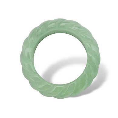 Genuine Green Jade Shrimp-Style Ring