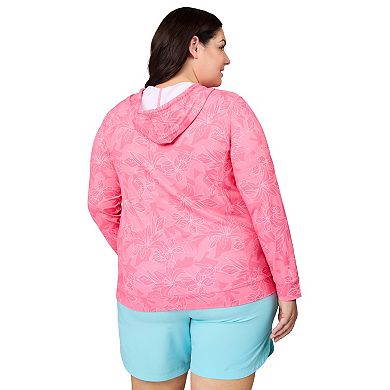 Free Country Women's Plus Size SunFree UPF Hoodie