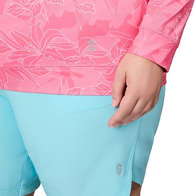Free Country Women's Plus Size SunFree UPF Hoodie
