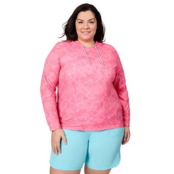 Free Country Women's Plus Size SunFree UPF Hoodie
