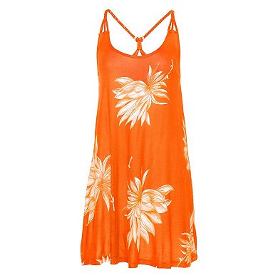 Lascana Women's Beaded Strap Print Dress