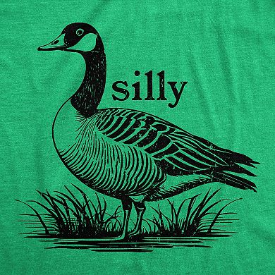 Mens Funny T Shirts Silly Goose Sarcastic Graphic Tee for Men