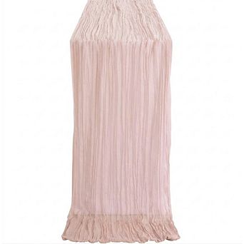 Cheesecloth Table Runner, Boho Gauze Fabric, Decorative for Wedding & Party