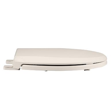Heavy Duty Plastic Toilet Seat with Cover Universal Standard Toilet Lid Replacement