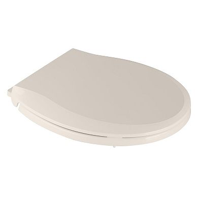Heavy Duty Plastic Toilet Seat with Cover Universal Standard Toilet Lid Replacement