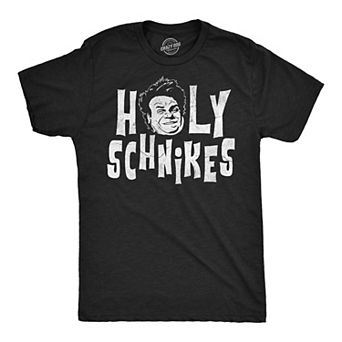 Mens Funny T Shirts Holy Schnikes Sarcastic Chris Farley Graphic Movie Quote Novelty Tee For Men