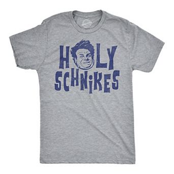 Mens Funny T Shirts Holy Schnikes Sarcastic Chris Farley Graphic Movie Quote Novelty Tee For Men