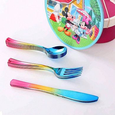 300 Piece Heavy Duty Plastic Silverware Set for Large Events