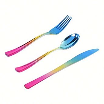 300 pc Heavy Duty Plastic Silverware Set for Large Events