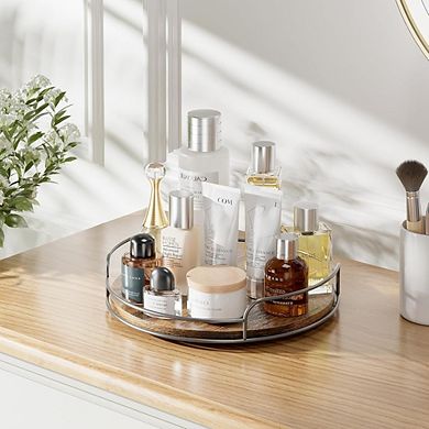 Great Ambitions 2 Pack 9'' 10'' Lazy Susan Turntable Organizer for Kitchen Cabinet, Pantry or Vanity
