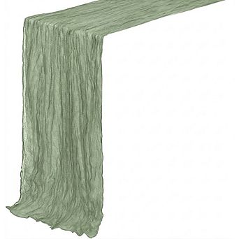 Cheesecloth Table Runners Rustic Boho Gauze Fabric for Wedding & Party Decor