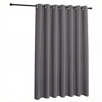Blackout Patio Sliding Door Curtains 84 inch Length, Grommet Room Divider Thermal Insulated 1 Panel