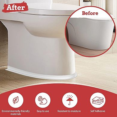 3 Roll Self Adhesive Caulk Strip Waterproof, Caulking Sealant Tape for Kitchen (1.5" x 10.5Ft)