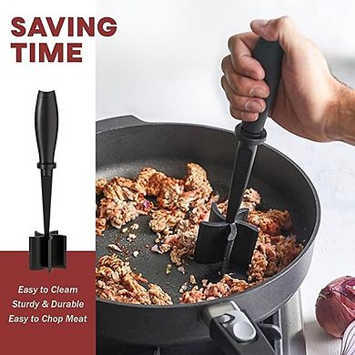 Meat Chopper and Hamburger Grinder Heat-Resistant Nylon Smasher for Burgers