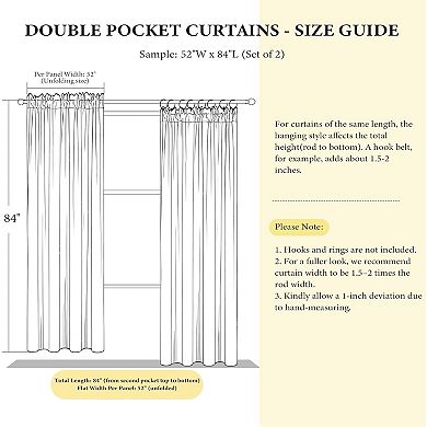 Curtains 84 inches Length for Bedroom-Blackout Thermal Insulated Sound Reducing Heavy Matt 2 Panels